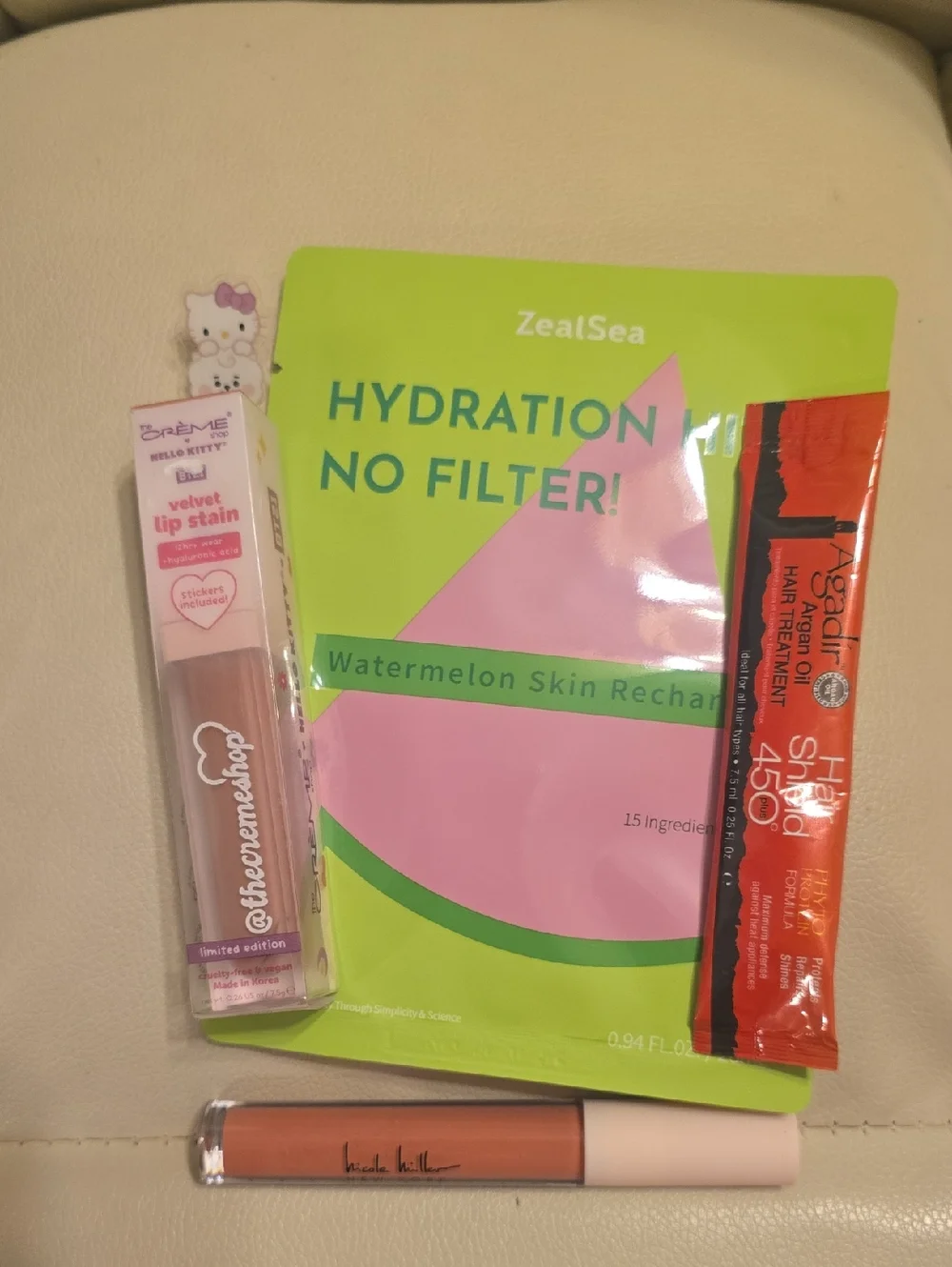 ZealSea Watermelon Hydration Face Mask + Lip Stain & Argan Oil Bundle - Picture 1 of 5